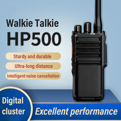 Đài phát thanh hai chiều kỹ thuật số HP500 GPS Bluetooth UHF VHF chuyên nghiệp DMR Đài phát thanh hai chiều di động Walkie Talk