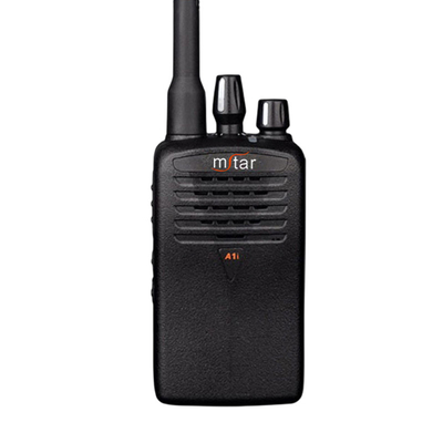 Digital Two Way Radio A1i Đen ngoài trời cầm tay VOX tương thích kỹ thuật số-analog Khả năng phát âm rõ ràng Walkie Talkie thương mại