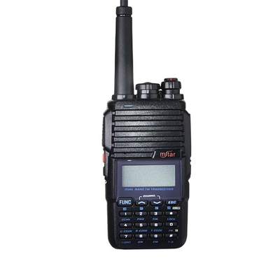 Phạm vi dài VHF UHF An ninh Voice FM An ninh di động Walkie Talkie Transmitter M-UV3 8 watt