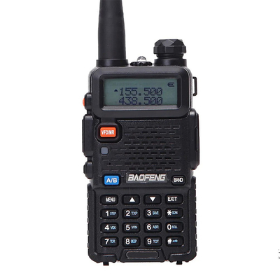 Đài phát thanh kỹ thuật số hai chiều Baofeng UV-5RX Tri-band 5watt không dây tầm xa chuyên nghiệp cầm tay Ham Black Transmitter