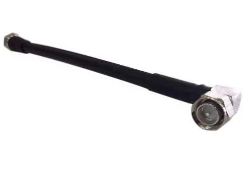 Phụ kiện lặp lại ăng-ten và bộ cấp RF 1/2 với 4,3-10 Nam đến Nam góc phải đến thẳng cáp cấp