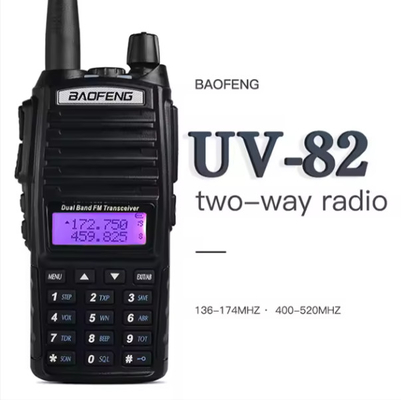 UV-82 Dual Band Business Two Way Radio Transceiver Walkie Talkie 16 kênh với không dây