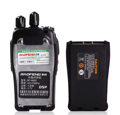 BF-666S Cặp băng tần cầm tay 5 watt UHF Transceiver Radio Walkie Talkie