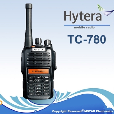 TC780 IP54 Bảo đảm bảo mật hoàn chỉnh tín hiệu phát triển thứ cấp Walkie Talkie