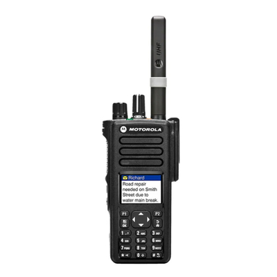 DGP8550E UHF VHF radio DMR tầm xa với chức năng GPS radio walkie talkie