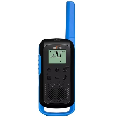 T62 Du lịch ngoài trời Blue chuyên nghiệp chuyên ngành một Intercom tần số công cộng Walkie Talkie