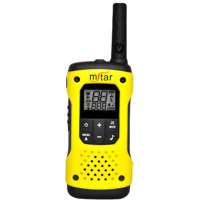 Motorola T92 Hai chiều vô tuyến Thiết kế nhỏ gọn Hiệu suất mạnh mẽ ngoài trời màu vàng