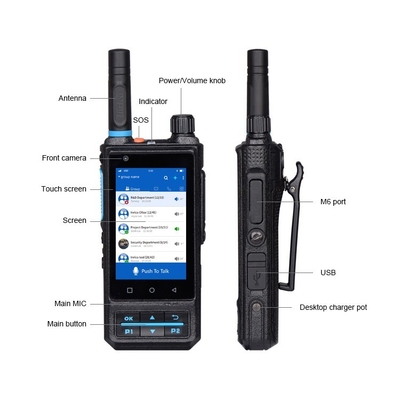 Inrico S200 Big Display 4G LTE Camera phía trước 2MP Wi-Fi Một nhấp chuột SOS GPS Video / Voice