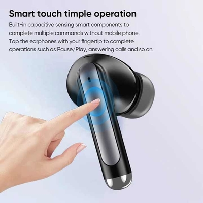 Bộ phụ kiện tai nghe không dây không dây cho Radio hai chiều Bluetooth v5.4 Hủy bỏ tiếng ồn tai nghe không dây thực sự với thời gian trì hoãn không dây 51-60 ms và âm thanh