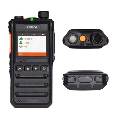 Inrico T640 POC Radio hai chiều đường dài Điện lực cao Radio hai chiều IP54 2MP Camera phía trước cho yêu cầu của khách hàng