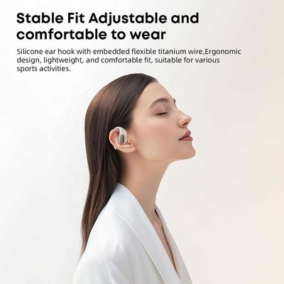 Mở - tai stereo Bass tai nghe 500mAh Trên tai tai nghe Bluetooth không dây dẫn xương tai nghe