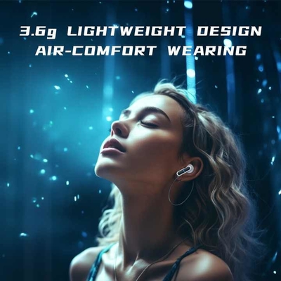 Tai nghe và microphone Bluetooth loại không dây tai nghe và microphone với điều khiển cảm ứng và loại bỏ tiếng ồn môi trường